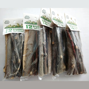 Apple Tree Sticks Thin to Medium 6 Long 12 Pack - 6 Packs for the Price of 5
