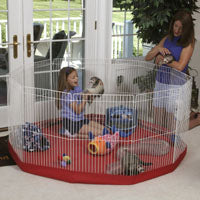 Small Pet Deluxe 11-Panel Exercise Play Pen - Marshall Pet SEE DESCRIPTION