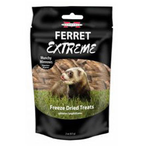 Marshall Ferret Extreme Munchy Minnows Freeze Dried Treats - 0.3 oz. - 8.5 gr.