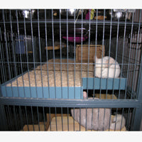 Pre-Painted Galvanized Metal Top Tray w-Cut Out 2.5 in High -Midwest Nation Cage