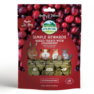 Simple Rewards Baked Treats with Cranberry (Oxbow)