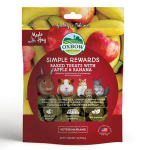 Simple Rewards Baked Treats with Apple and Banana (Oxbow)