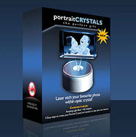 Revolving Laser Crystal Portrait Kit - 8cm x 5cm