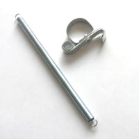 Cage Door Latch - 2 Piece Spring and Finger Tab