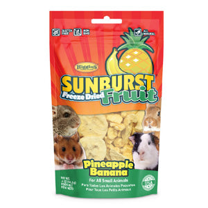 Sunburst Freeze Dried Fruit Pineapple Banana 0.5 oz. -Higgins Premium Pet Foods
