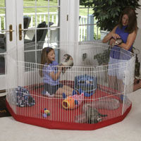 Small Pet Deluxe 11-Panel Exercise Play Pen - Marshall Pet  SEE DESCRIPTION