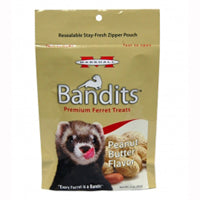 Bandit Ferret Treats - Peanut Butter - 3 oz. - Marshall Pet Products
