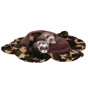 Ferret Fleece Krackle Sack Camo Design - Marshall Pet Product