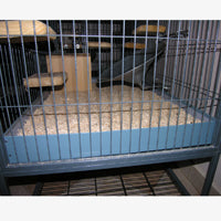 Pre-Painted Galvanized Metal Bottom Tray 3 in. High - Midwest Nation Cages