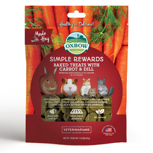 Simple Rewards Baked Treats with Carrot and Dill (Oxbow)