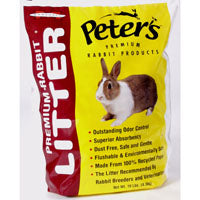 Premium Pelleted Paper Rabbit Litter 10 Pound Bag (Peters Rabbit)
