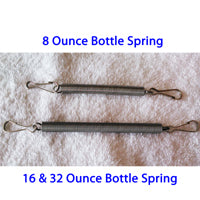 Edstrom Bottle Parts - Stainless Steel Spring w Snap Hooks, 8 oz. Water Buddy
