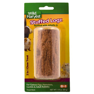 Wild Harvest 2 in 1 Stuffed Logz 100% Edible Treat - 218 gram